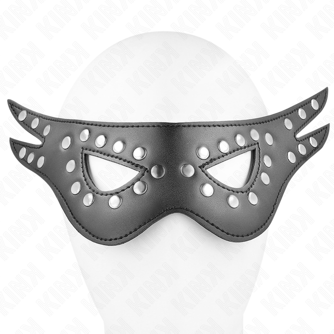 Kink – Sexy Lederimitat Maske Modell 1 27 x 13 cm