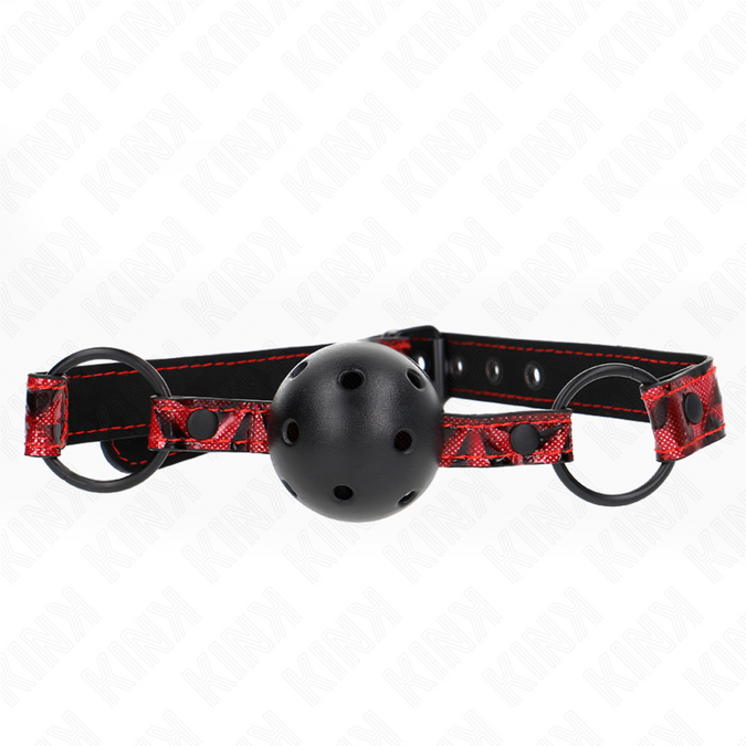 Kink – Diamantmuster Ball 4,5 cm Knebel Modell 2 64,5 cm Verstellbar 42 – 60 cm