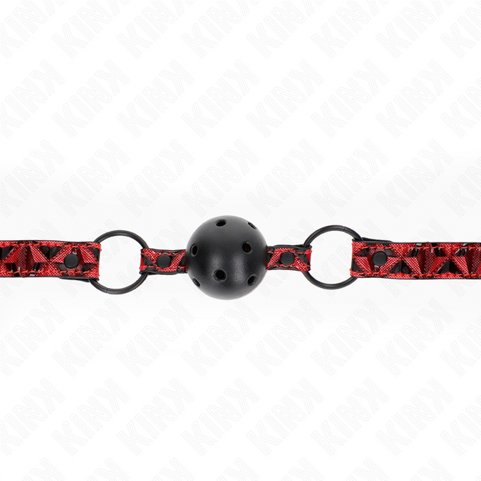 Kink – Diamantmuster Ball 4,5 cm Knebel Modell 2 64,5 cm Verstellbar 42 – 60 cm