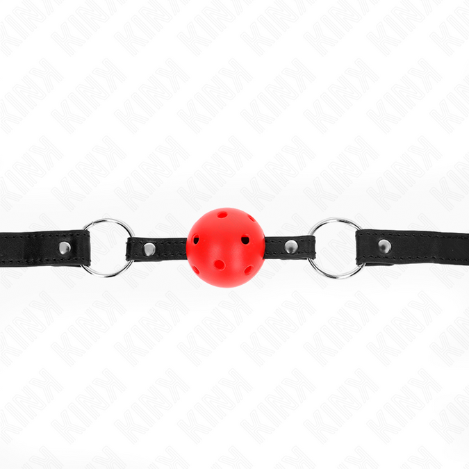 Kink – Hohle Harte Rote Kugel 4,5 Cm Knebel Modell 1 63,5 X 2 Cm