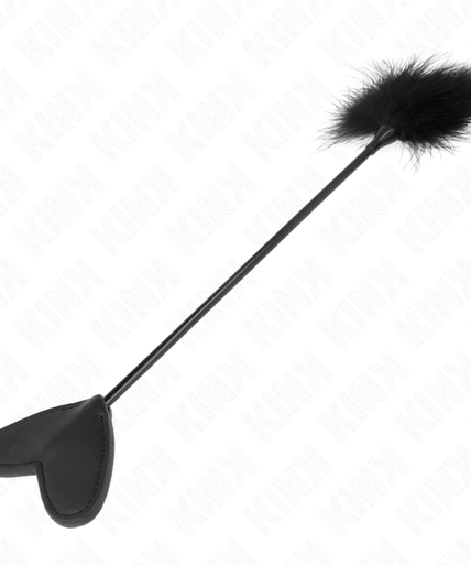 Pleasurements – Kink – Kitzelfedern mit Herz-Paddel 31 cm