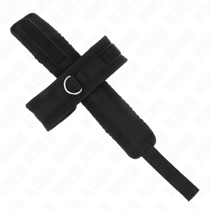 Kink – Kreuz-Handschellen Schwarz 34 X 5,5 Cm