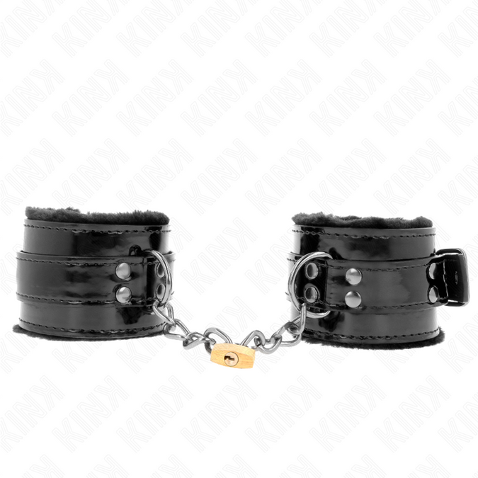 Kink – Leichte Handgelenkfesseln mit Kupferschloss Verstellbar 17 – 29 cm x 5,5 cm