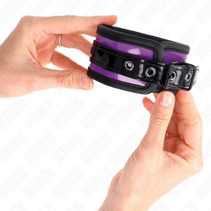 Kink – Neopren Handgelenkfesseln Helllila Verstellbar 21 – 28 Cm X 5 Cm