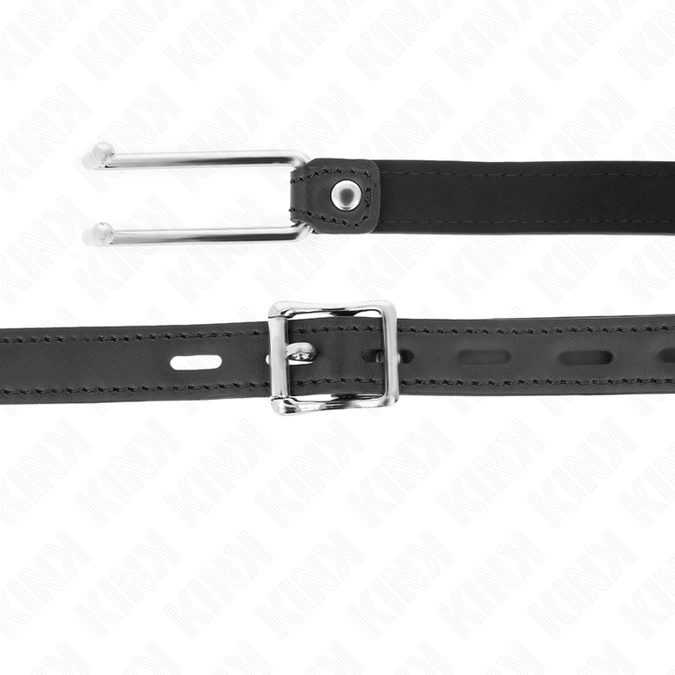 Kink – Metal Hook Gag 11.5 Cm With Leatherette Strap Adjustable 39 – 58 Cm X 2 Cm