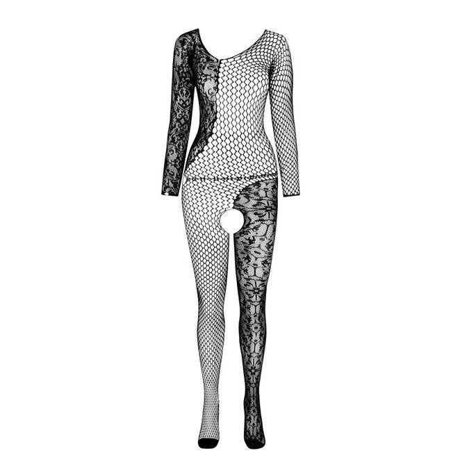 Passie – Bs 107 Bodystocking Rood One Size