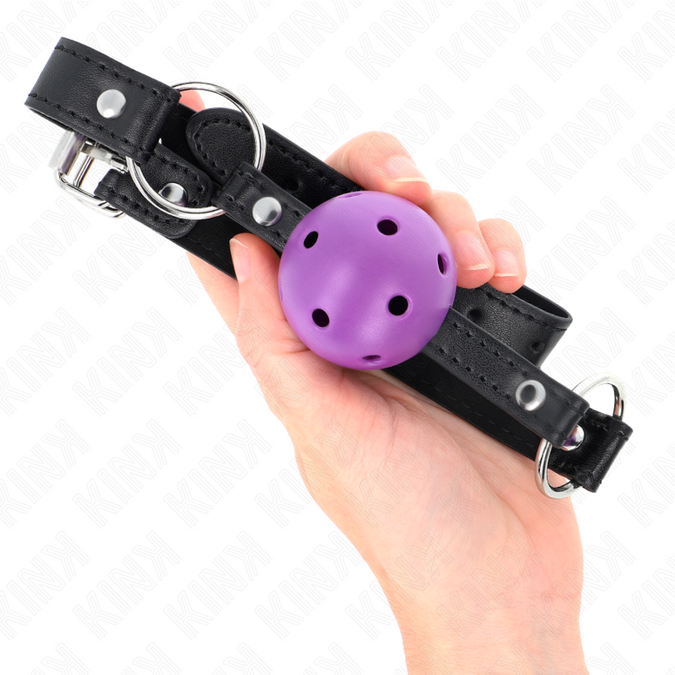 Kink – Hollow Hard Purple Ball 4.5 Cm Gag 63.5 X 2 Cm