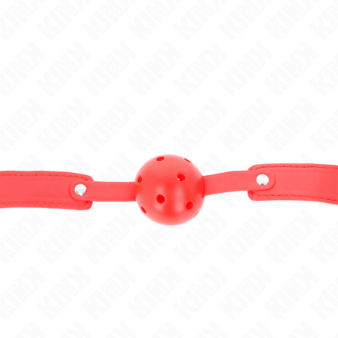 Kink – Rote atmungsaktive Kugel 4,5 cm Knebel 65 x 2,5 cm