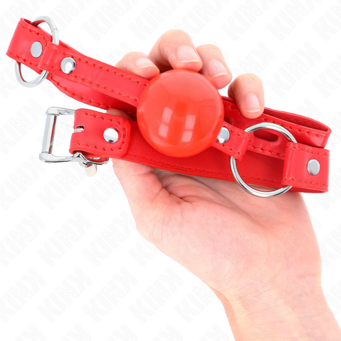 Kink – Tpe Kugel 4 Cm Knebel Mit Rojo Schloss 60 X 2 Cm