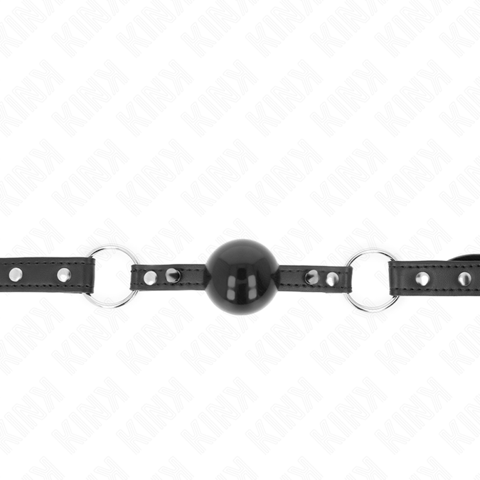 Kink – Kugel 4 Cm Knebel Mit Spitzen Niete Und Schnappschloss 65 X 2 Cm