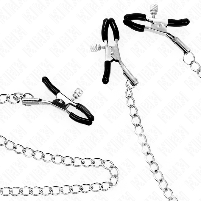 Kink – Triple Nipple And Clit Clamps With Chain Model 0