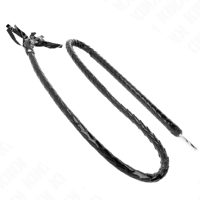 Kink – Langer glänzender PVC-Peitsche 138 cm