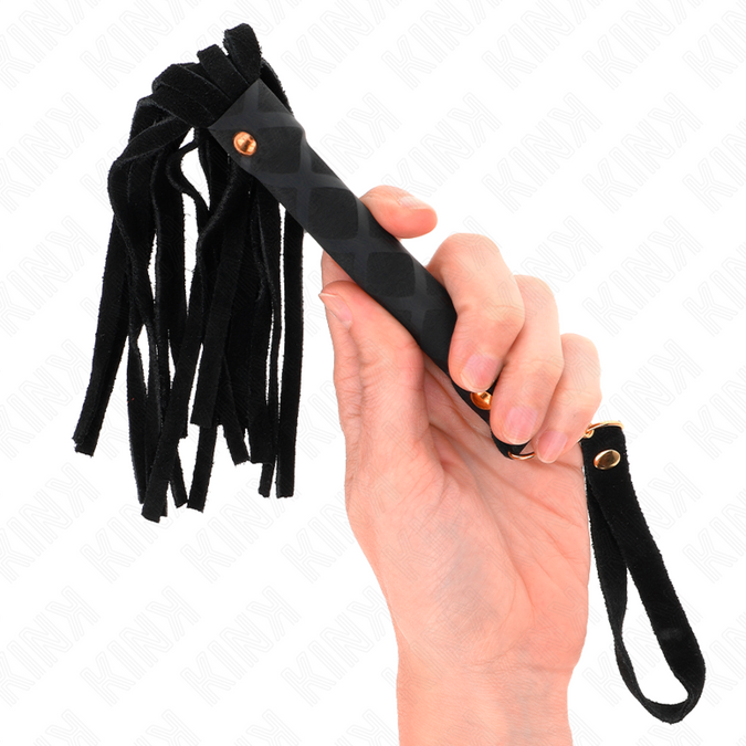 Kink – Black Suede Mini Whip 30 Cm