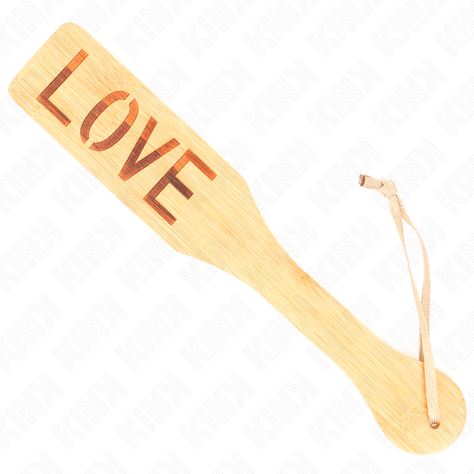 Kink – Bambus-Palette Word Love 32 x 5,5 cm