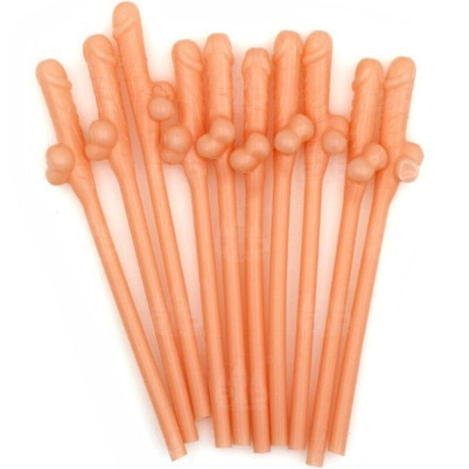 Diablo Picante – 10 Penis Shaped Straws