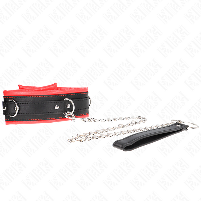 Kink – Schweres Halsband Mit Gürtel 65 Cm Modell 3 Verstellbar 36,5 – 50 Cm