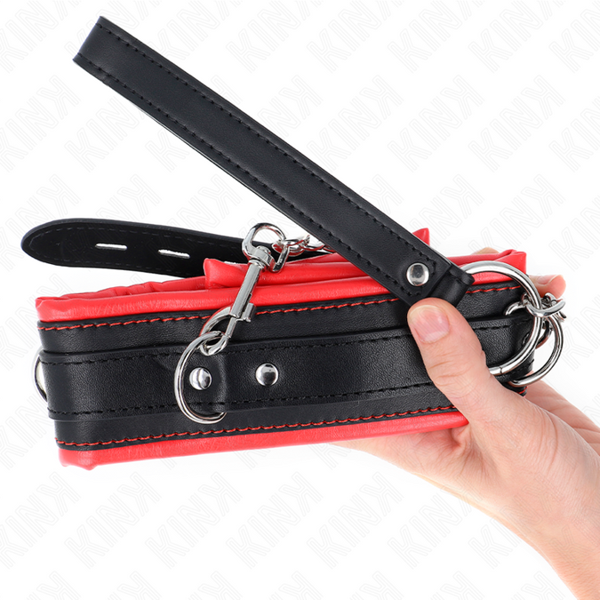 Kink – Schweres Halsband Mit Gürtel 65 Cm Modell 3 Verstellbar 36,5 – 50 Cm