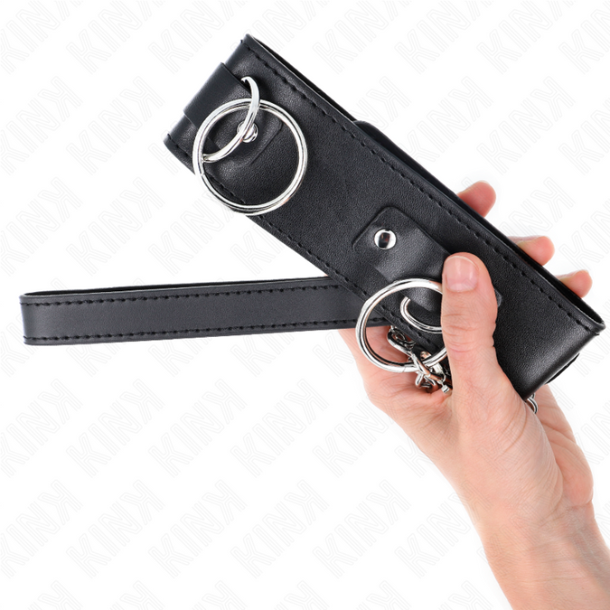 Kink – Halskette mit Leine 65 cm 3-Ring-Modell 2 Verstellbar 36 – 43 cm x 5 cm
