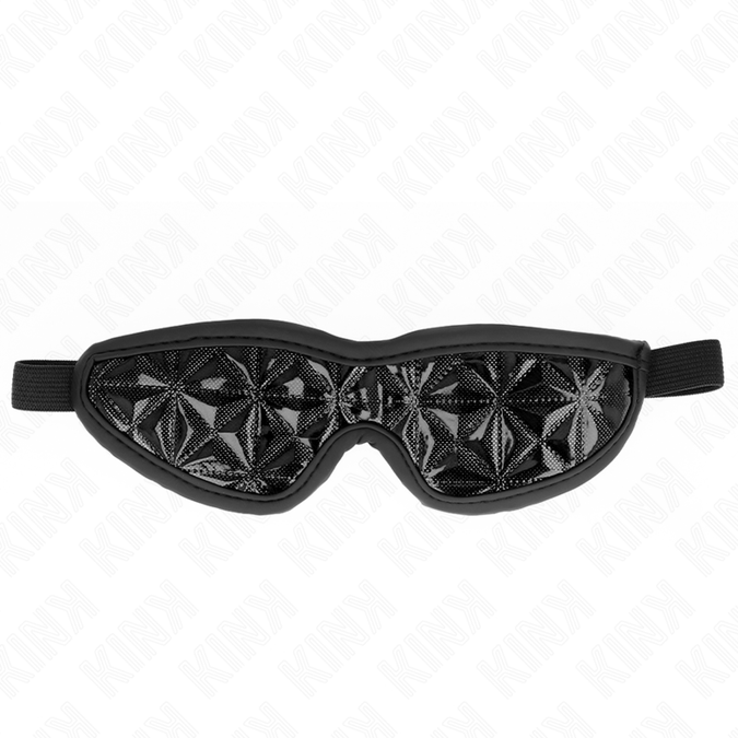 Kink – Schwarzes Stirnband mit Diamantmuster 20,5 x 6 cm