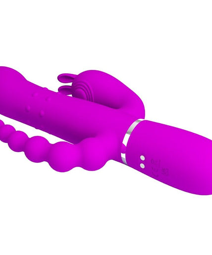 Pleasurements – Pretty Love – Cammy Dreifach Vibrator 4-in-1 Pink