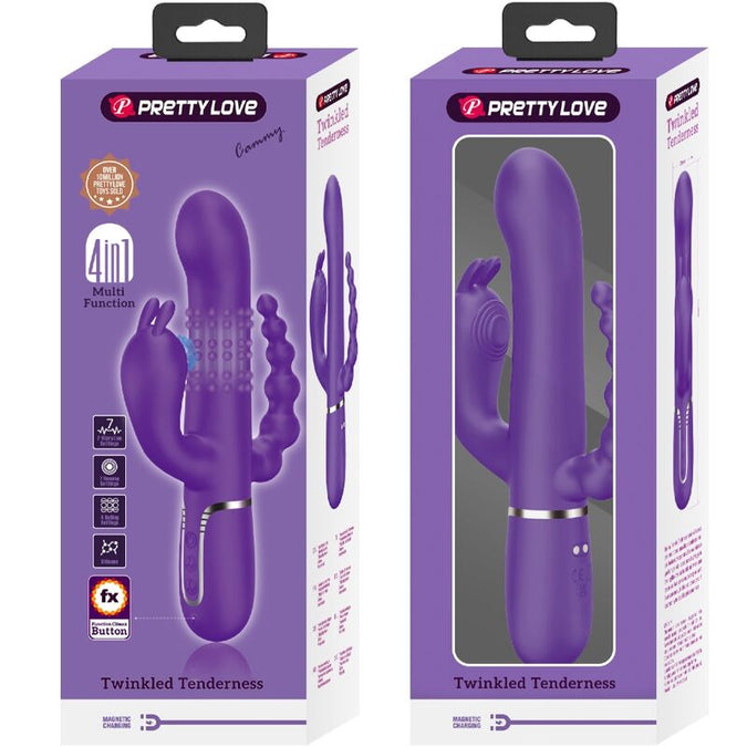 Pleasurements – Pretty Love – Cammy Dreifach Vibrator 4-in-1 Lila