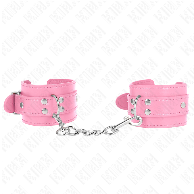 Kink – Einfache Handgelenkfesseln Pink, verstellbar 20 – 23 cm x 5,5 cm