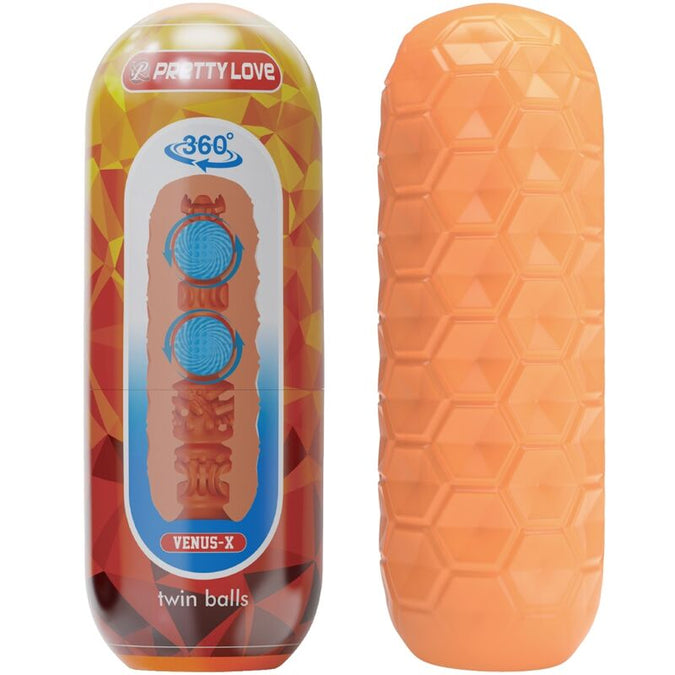 Pretty Love – Twin Balls Mannen Masturbator Oranje