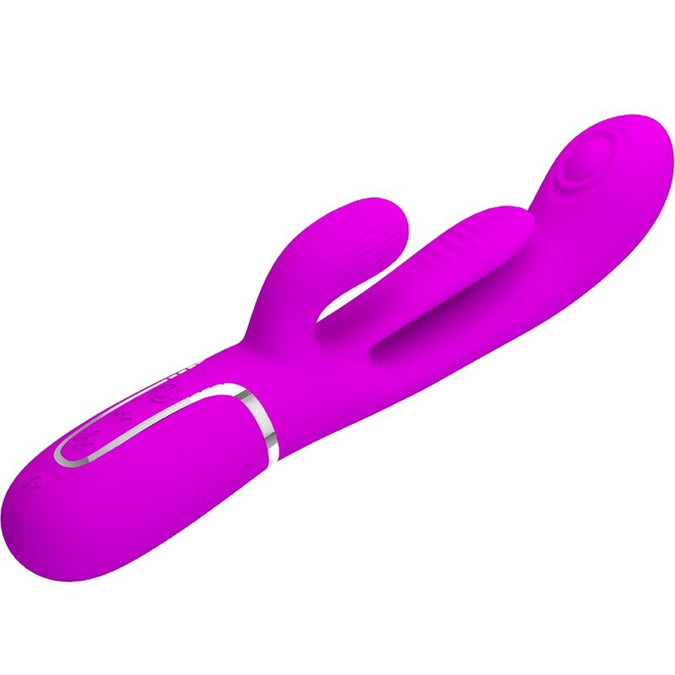 Pretty Love – Shania Triple Rabbit Vibrator Multifunction Pink
