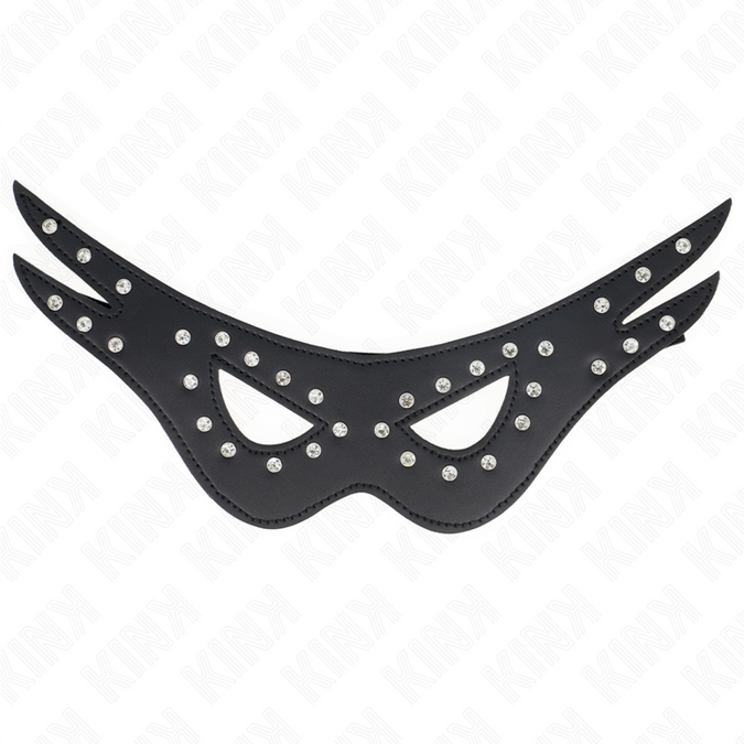 Kink – Sexy Lederimitat Maske Modell 2 27 x 13 cm