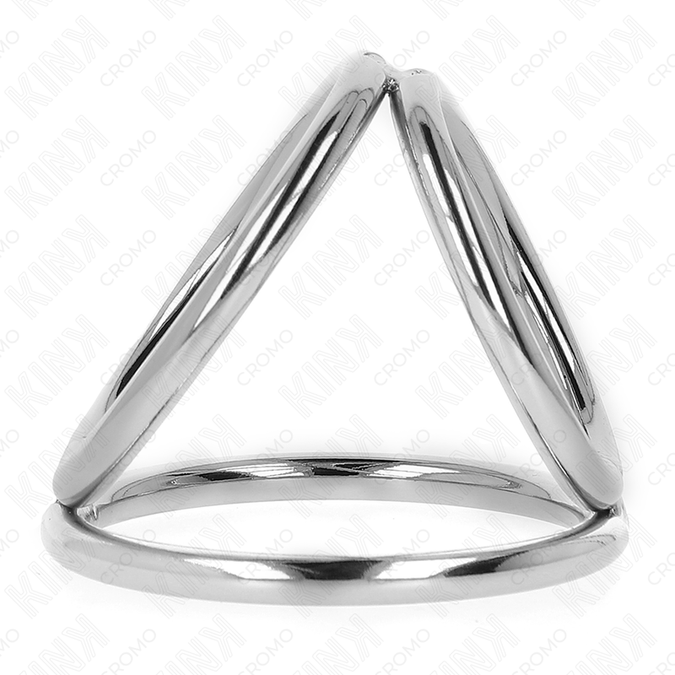 Kink – Dreifacher Chrom-Metall-Penisring 3,2 cm bis 4,5 cm