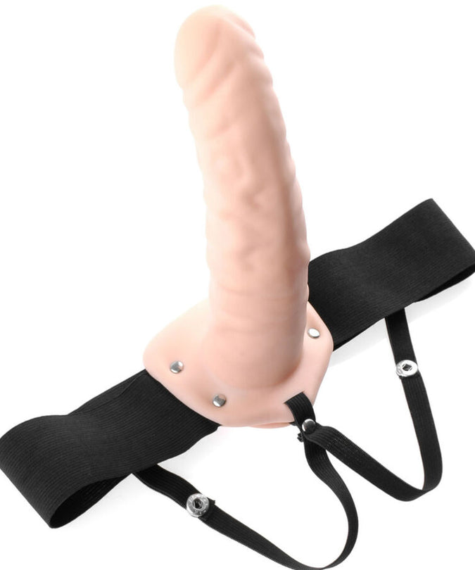 Fetish Fantasy Series – 19 Cm Hollow Strap – On Natural
