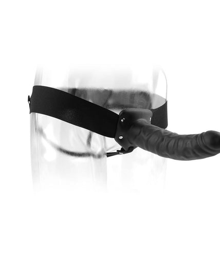 Fetish Fantasy Series – 19 cm Hohler Strap-On Schwarz