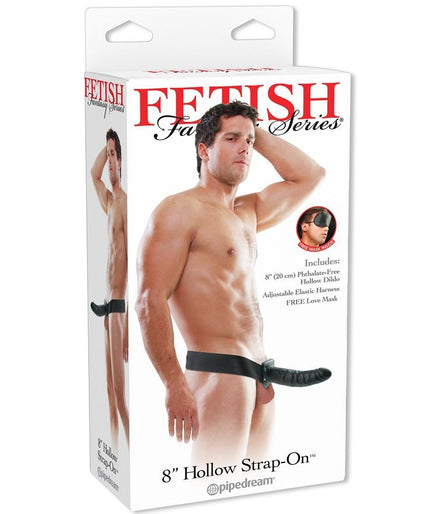 Fetish Fantasy Series – 19 cm Hohler Strap-On Schwarz