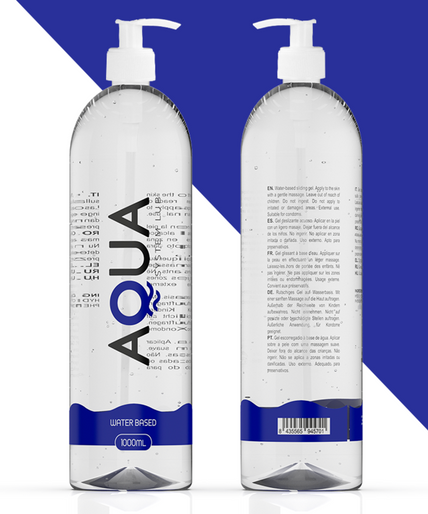 Aqua Quality – Water Based Lubricant 1000 Ml