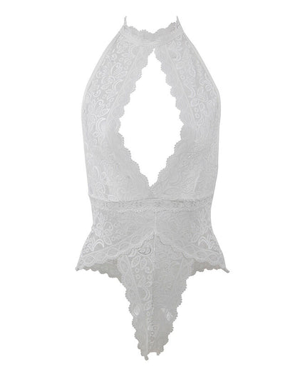 Subblime – 953850 Lace Bodysuit White S/m