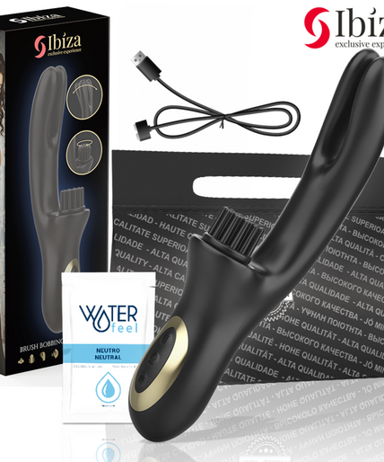 Ibiza – Hi-Tech Rabbit Bürsten Multi-Zell Klitoral Und Doppelwellen Vibrator