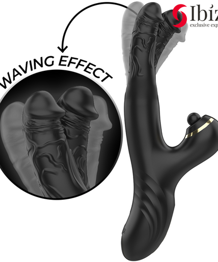 Ibiza – Two Dragons Doppelvibrator Schwarz