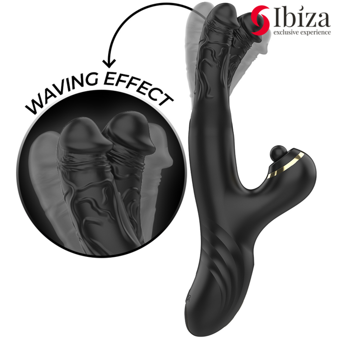 Ibiza – Two Dragons Doppelvibrator Schwarz