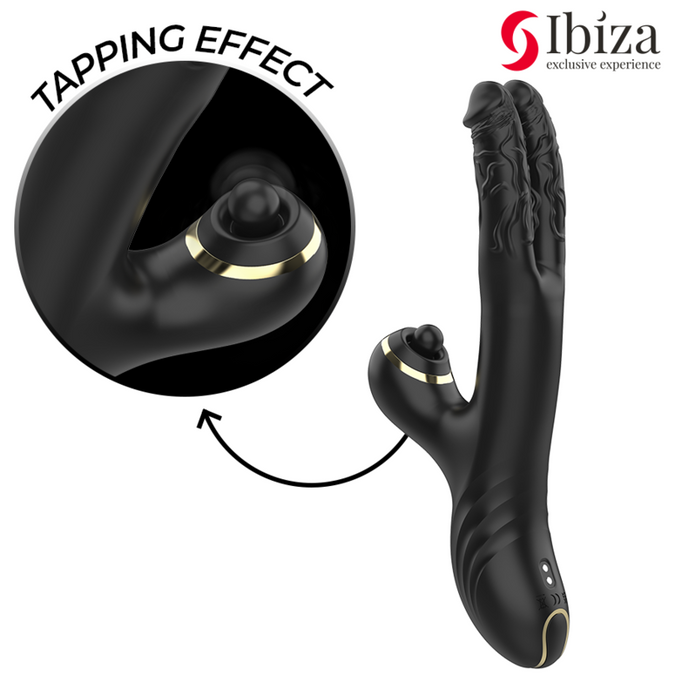 Ibiza – Two Dragons Doppelvibrator Schwarz
