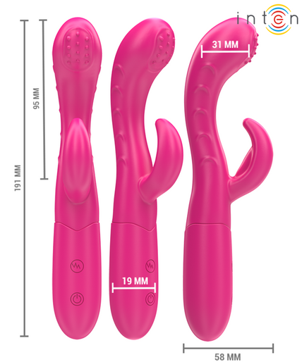 Intense – Amara Vibrator mit stimulierender Zunge 10 Vibrationen Pink