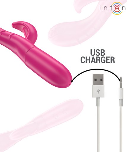 Intense – Amara Vibrator mit stimulierender Zunge 10 Vibrationen Pink