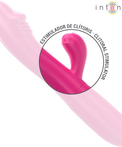 Intense – Ivy Flexibler Vibrator 10 Vibrationen mit stimulierender Zunge Pink
