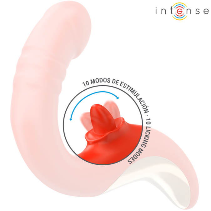 Intense – Paulina Vibrator und Stimulator in U-Form Rot