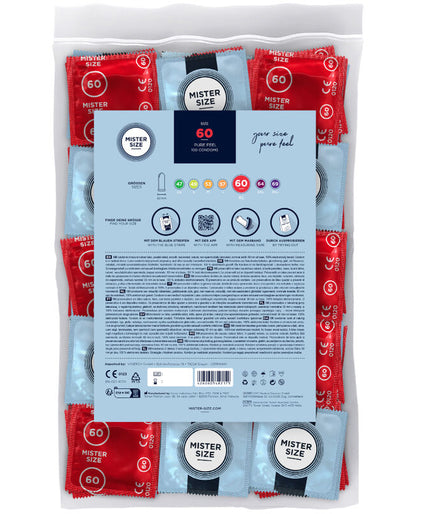 Mister Size – Condom Size XL 60 Mm (100 Units)