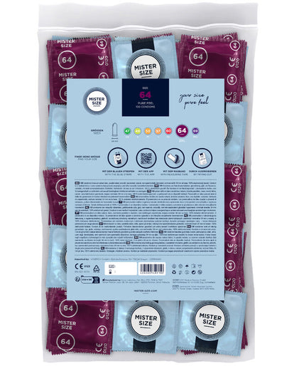 Mister Size – Condoms Size XXL 64 Mm (100 Units)