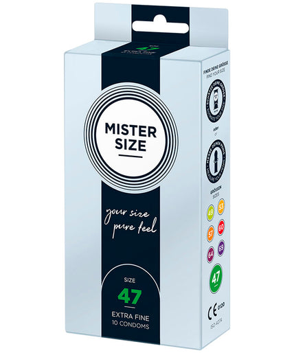 Mister Size – Condoms Size XS 47 Mm (10 Units)
