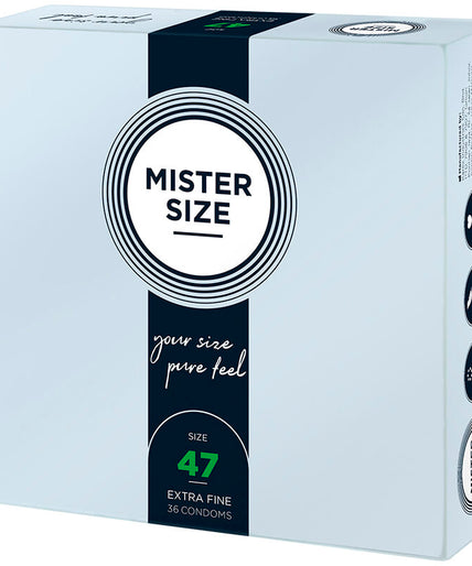 Mister Size – Condooms Maat XS 47 Mm (36 Stuks)