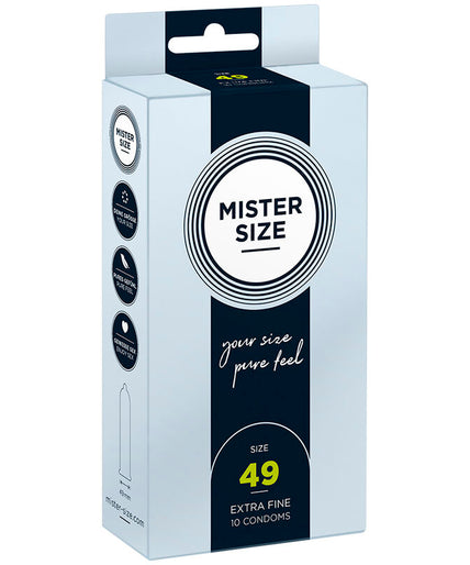 Mister Size – Condoommaat S 49 mm (10 stuks)