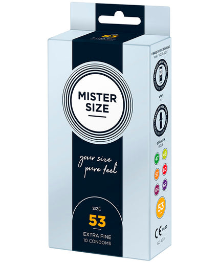 Mister Size – Condom Size M 53 Mm (10 Units)
