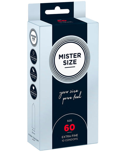 Mister Size – Condom Size XL 60 Mm (10 Units)
